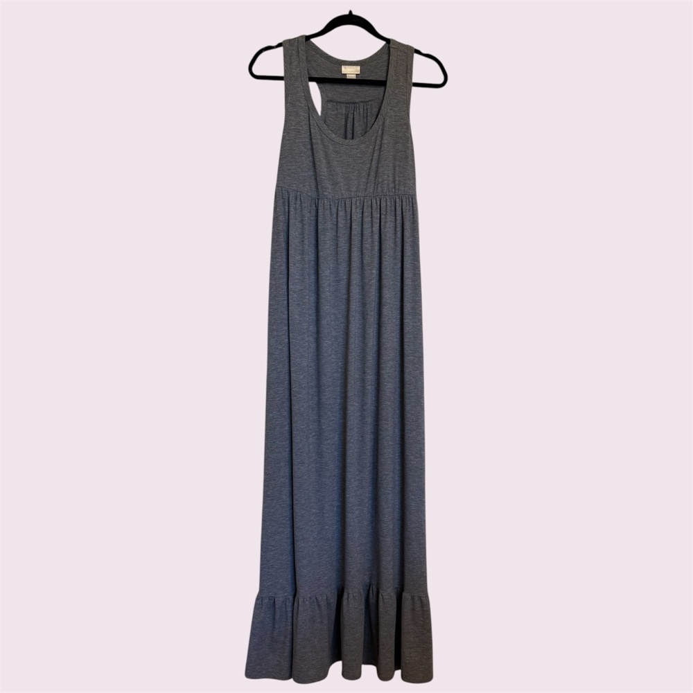 Mossimo Supply Co XL Grey Maxi Tank Dress, EUC